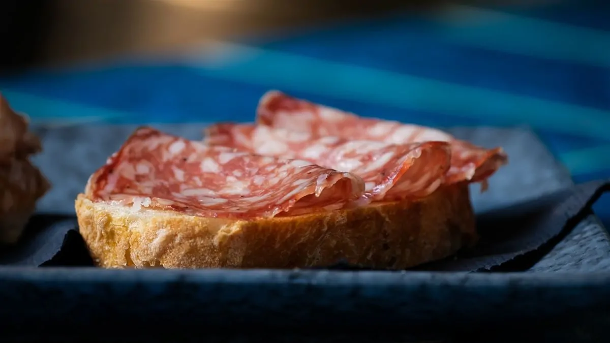 Crostino al salame